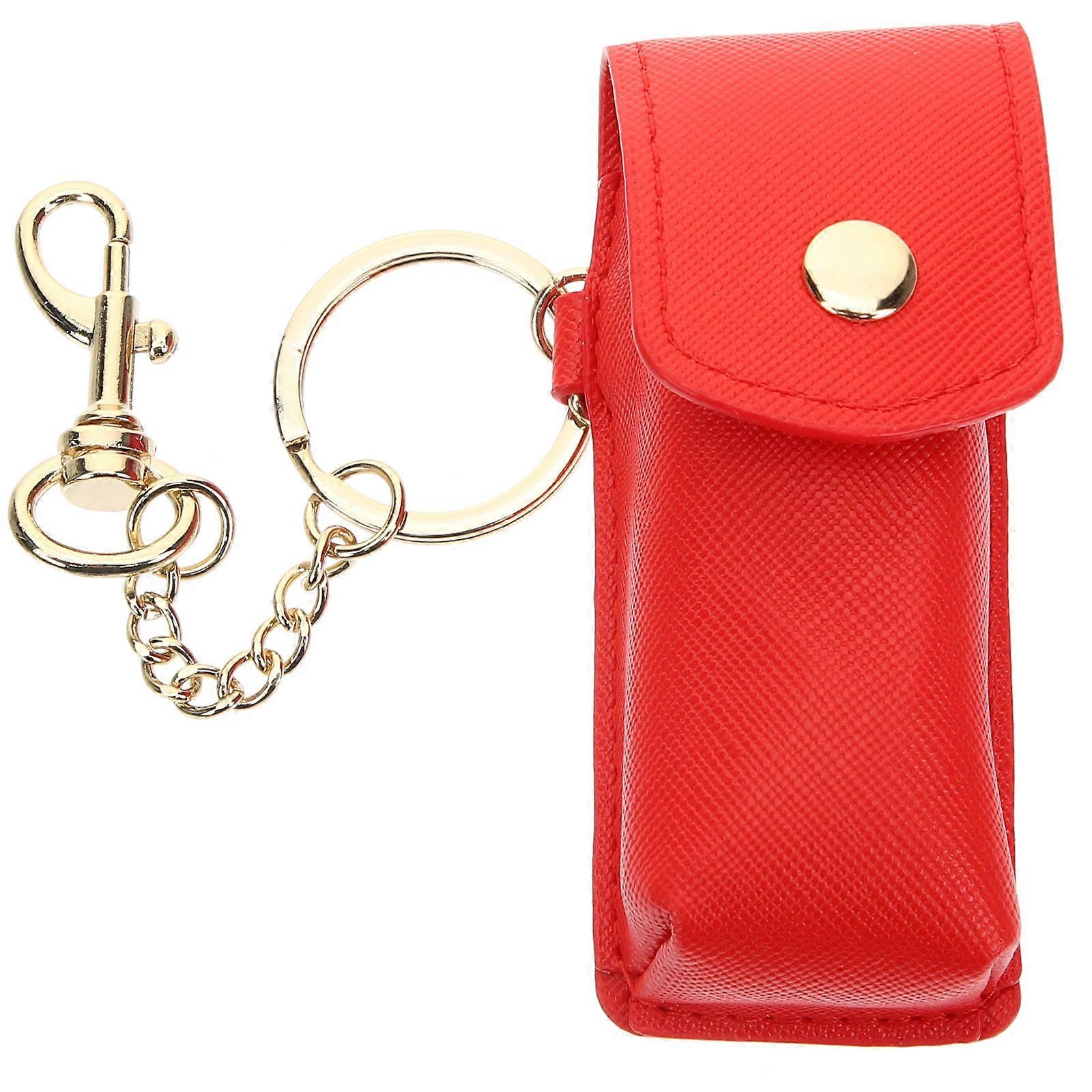 Stylish Portable Lipstick Holder Keychain Transparent Lip Balm Case Multi Use Travel Accessory for Women Purses Backpacks Any Occasion