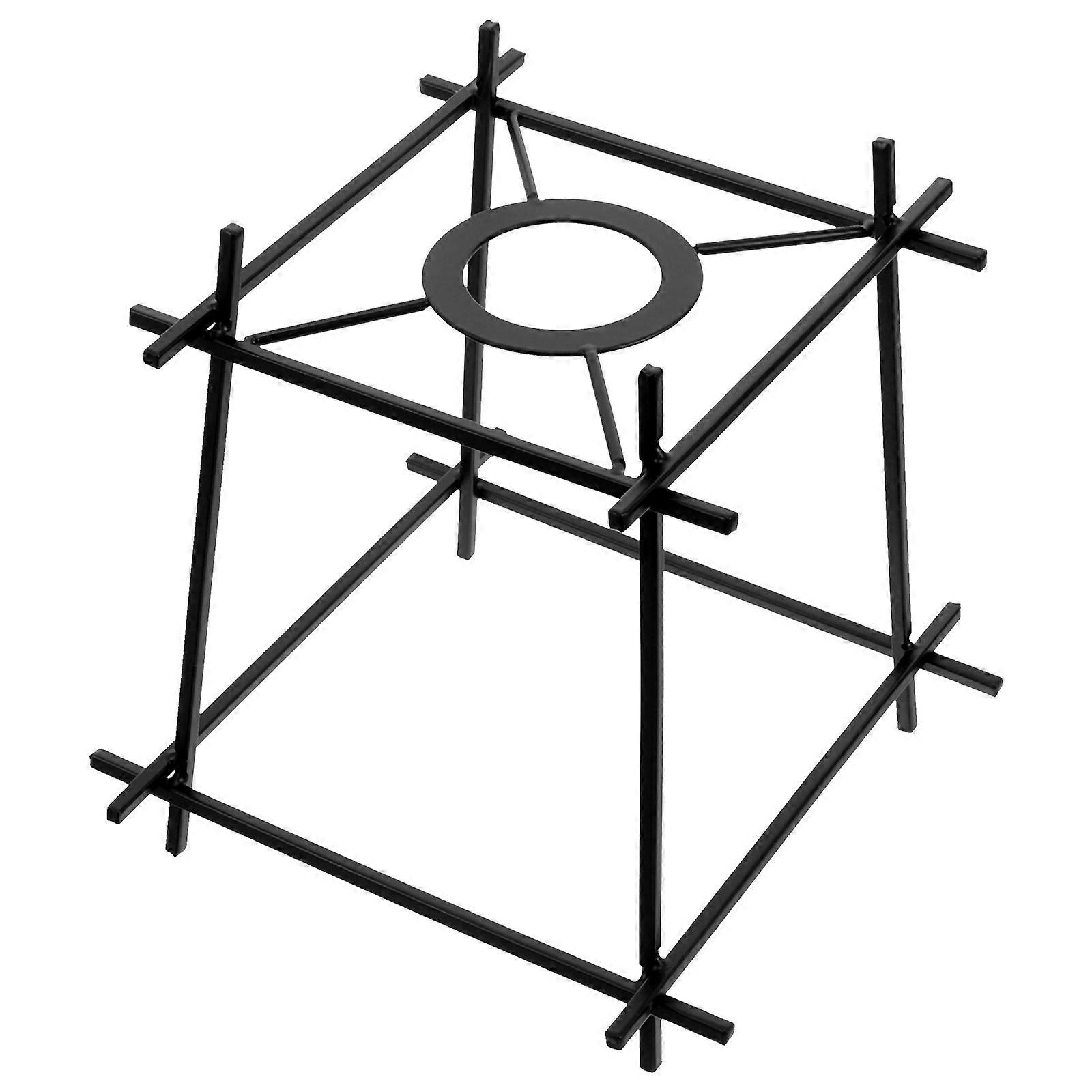 ペンダントランプシェード中空メタルライトシェードインダストリアルスタイルのホーム照明保護17.00X17.00X17.00CMブラック1個