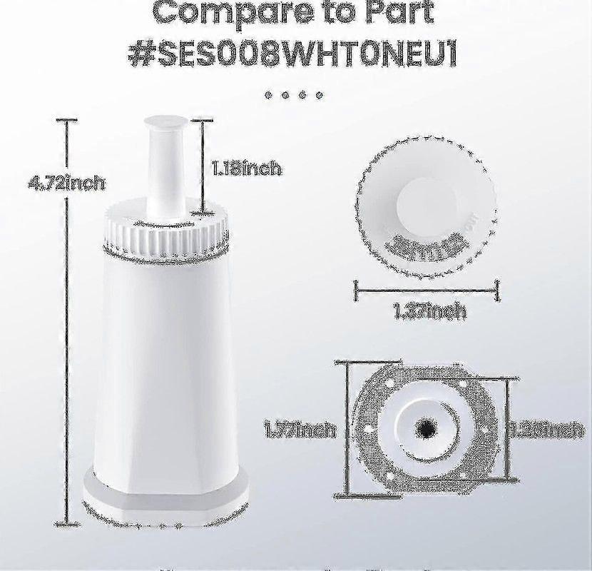 4 Pack Water Filter For Sage Coffee Machine - Water Filters For Sage Barista Express Pro Touch 2024-