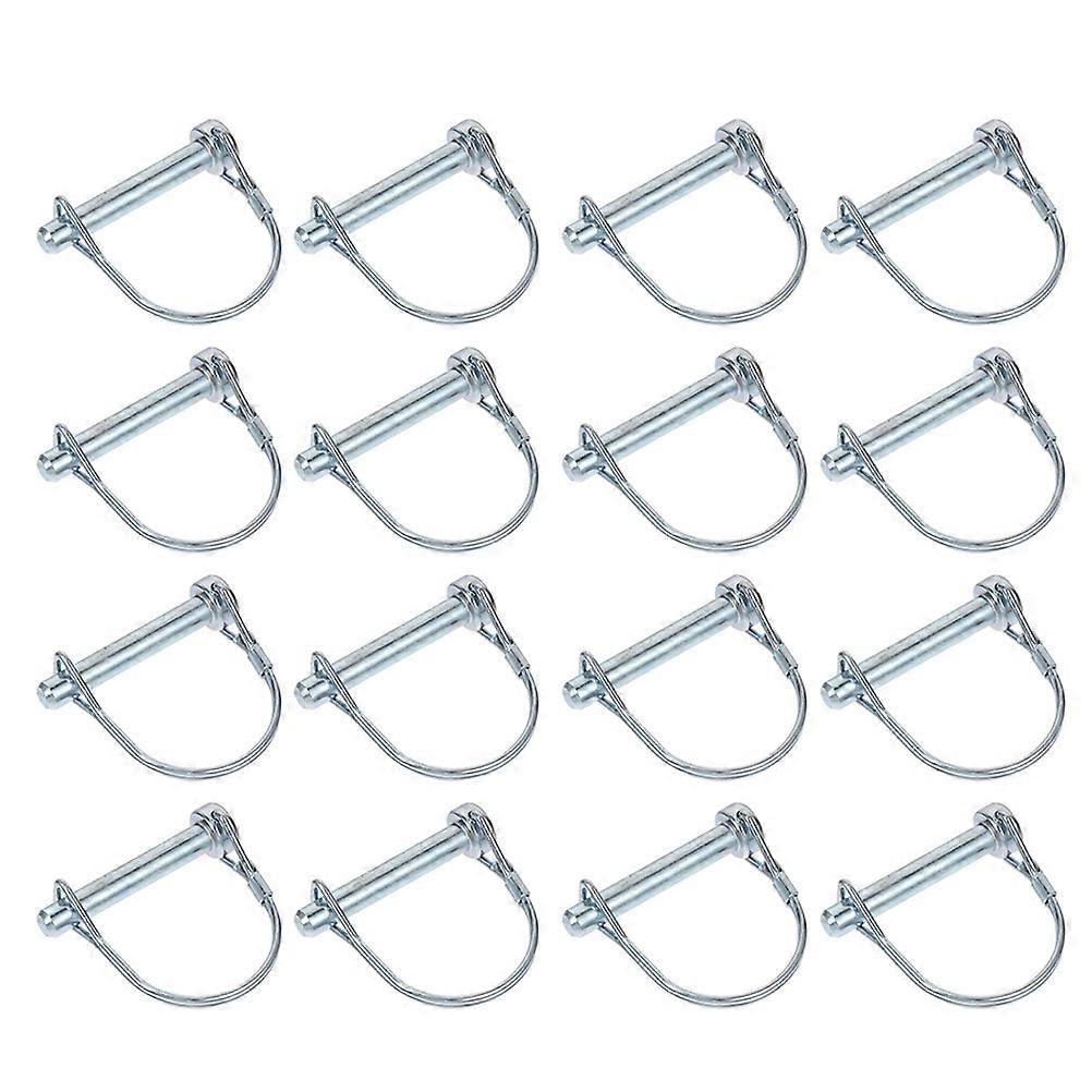 12pcs Heavy Duty Shaped Coupler Pin with Spring Safety Lock – Durable Secure Fastening for Trailers, Farming, Gardening, Trucks & Boating Applications