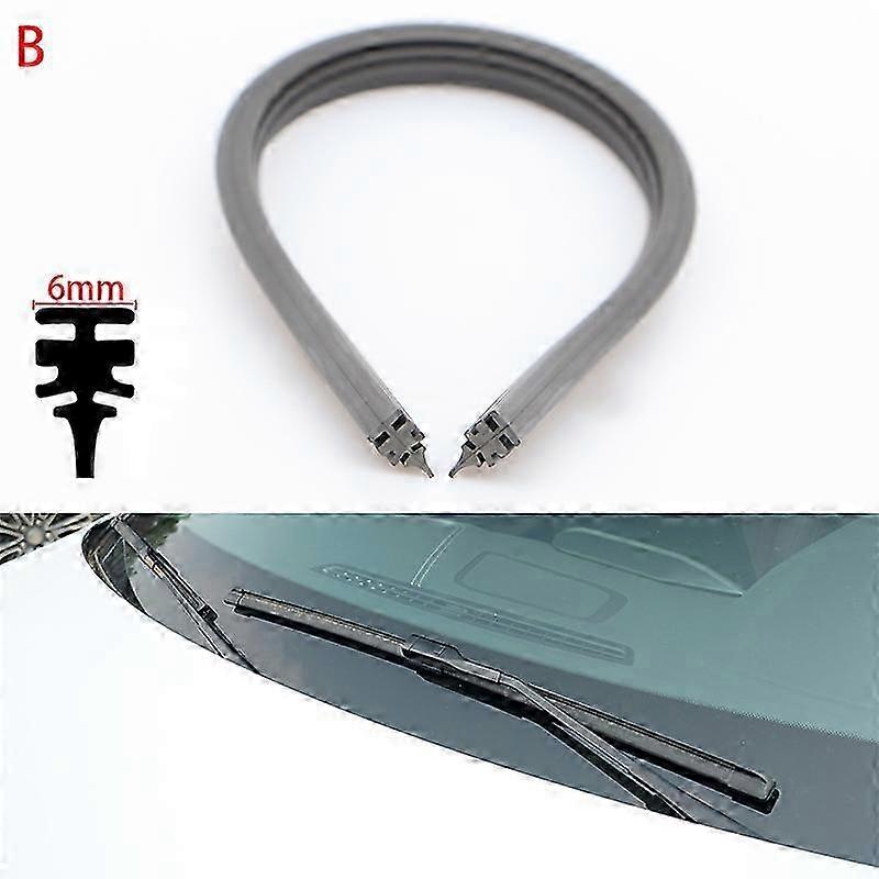 1Pcs Rear Wiper Refill Rubber Strip Suitable for Certain Brands Windshield Wipers