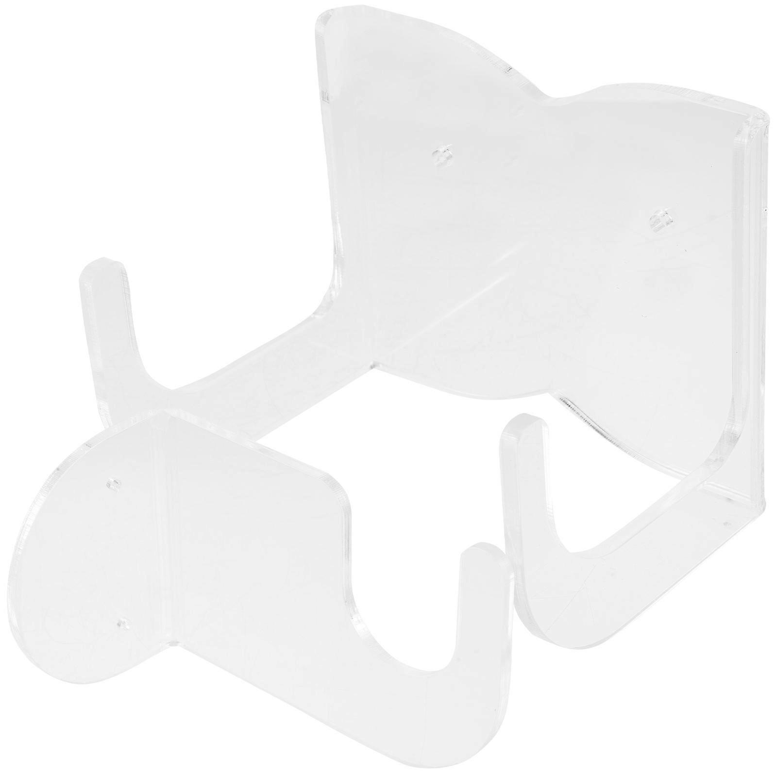Ukulele Wall Mount Hanger Transparent Color Stable Holding 1Set
