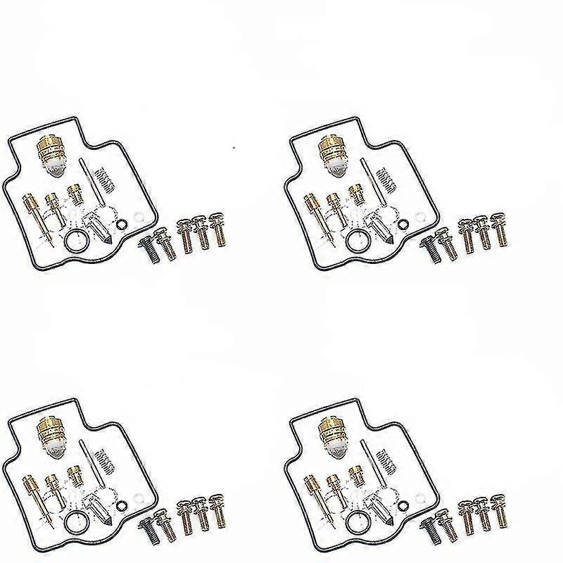 4set For Zxr750 1989-1995 Zxr 750 Motorcycle Carburetor Floating Seat Plunger Diaphragm