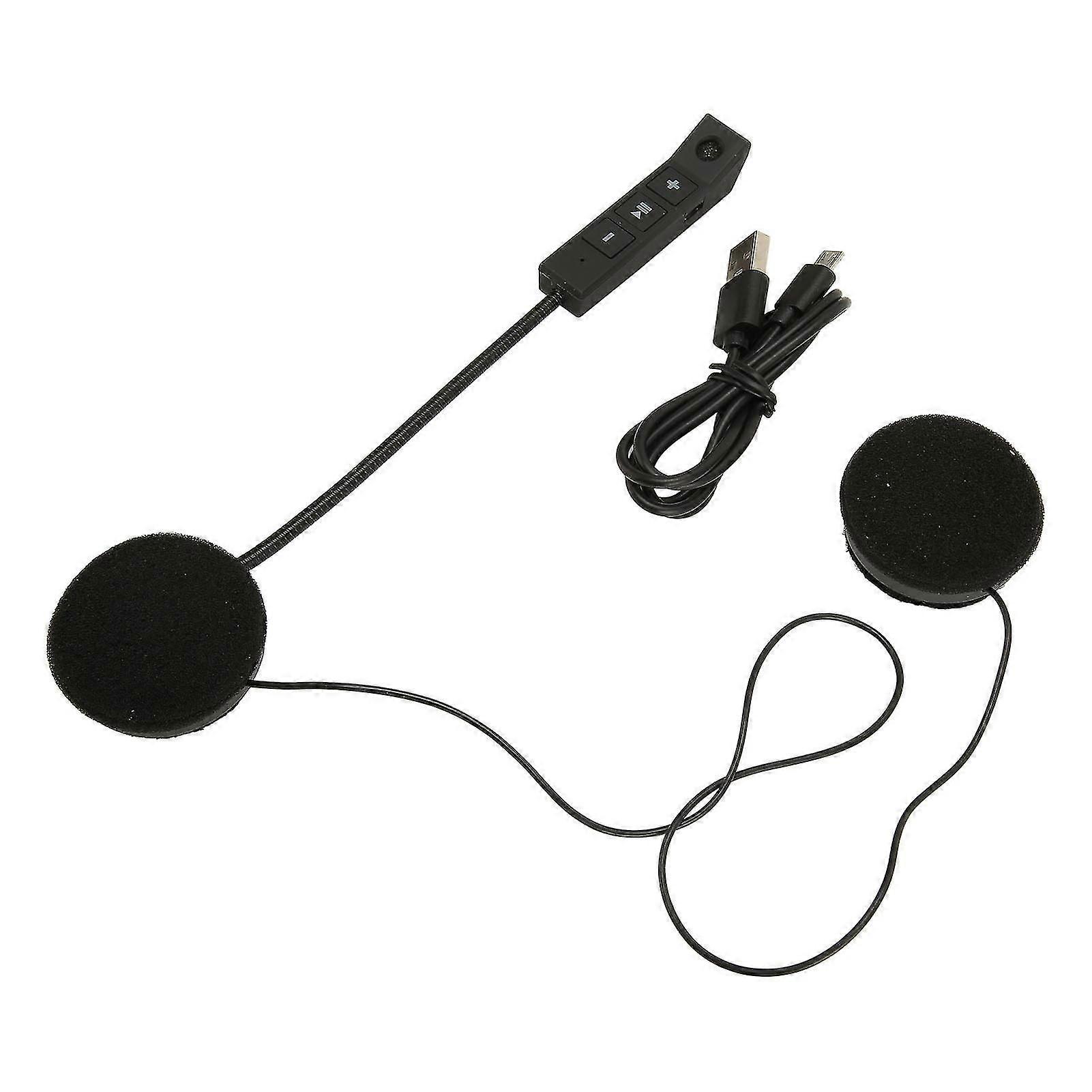 BT8 Motorcycle Helmet Bluetooth Headset Easy to Connect Stereo Music Motorcycle Bluetooth 5.0 Headphones