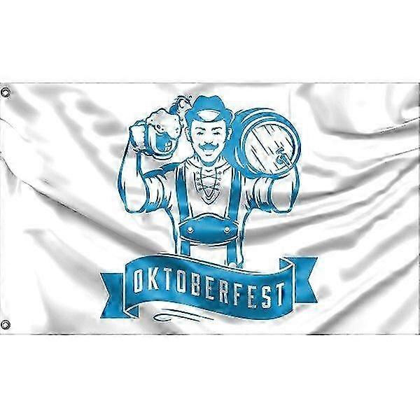 Oktoberfest Participant Flag, Unique Design, Available in 3x5 Ft / 90x150 cm and 4x6 Ft / 120x180 cm Sizes