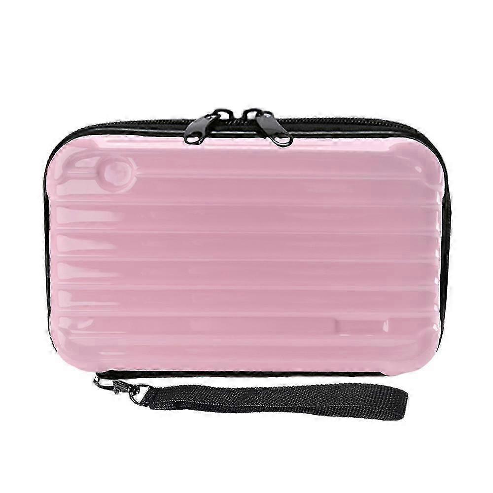 Multi-color multifunctional ABS+PC 7inch small suitcase cosmetic bag handheld storage bag