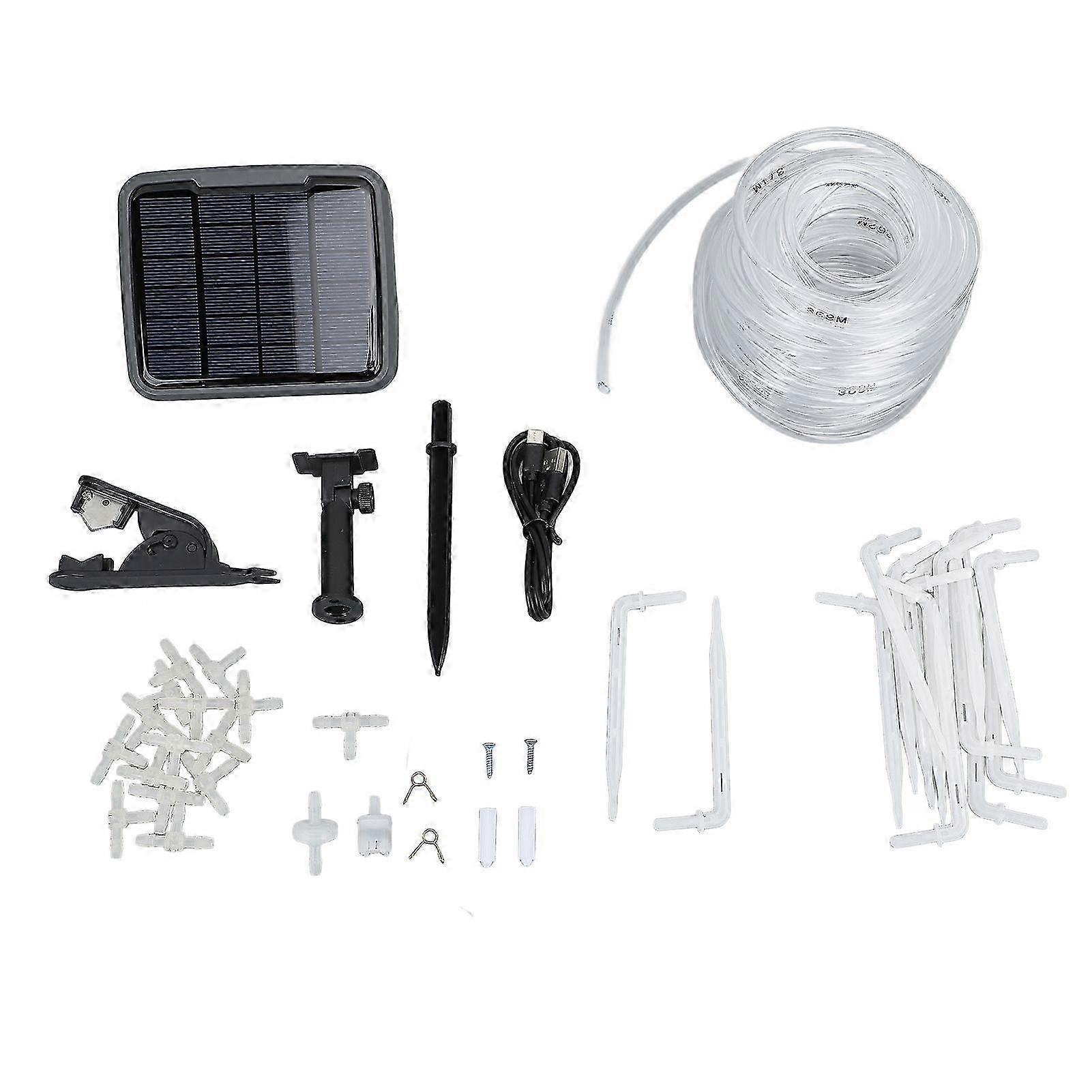 Smart Low Noise Drip Irrigation System for Potted Plants with Timer - Automatic Self Watering for Gardens