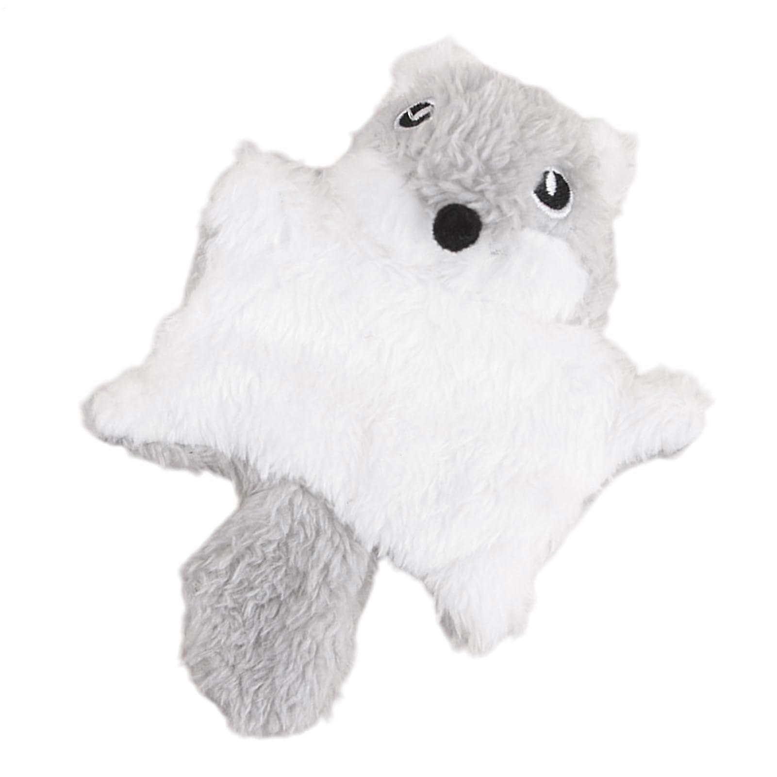 Chat Plush Toy Cat Sound Toy, Interactive Toy for Cat Kit Exercise, Flying Squirrels in a Plush for Sound Generators for Home, Pet Trade gray