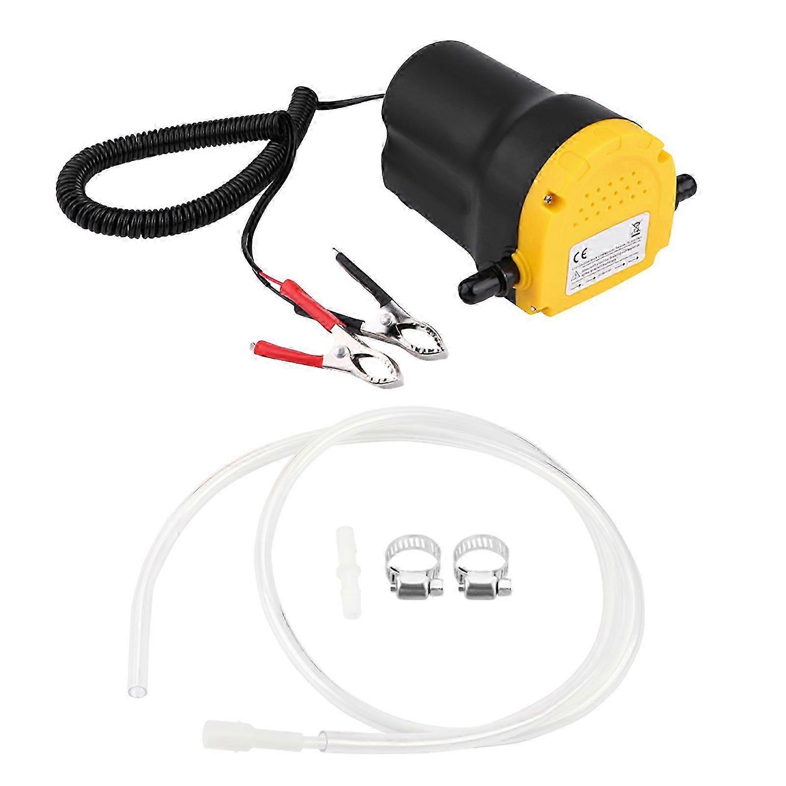 12V 60W Fluid Extractor Motor Oil Diesel Transfer Pump 250L/Hour for Vehicles and Motorbikes