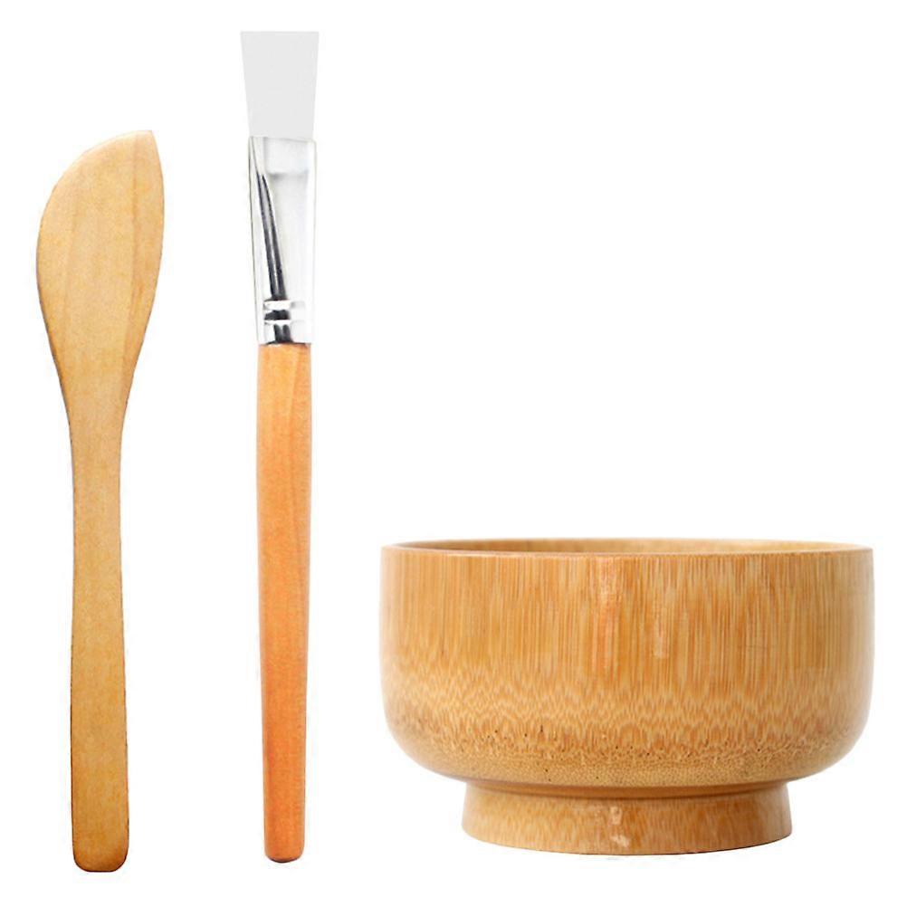 Face Mask Application Brush Beauty Salon Professional Users Mixing Masks 4.4×4.4×2.4in 1Set