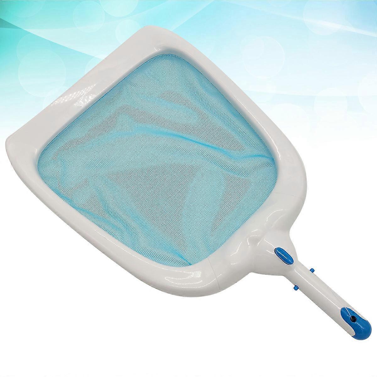 Fish Net Shallow Swimming Pool Skimmer for Cleaning 1 Piece White Scoop