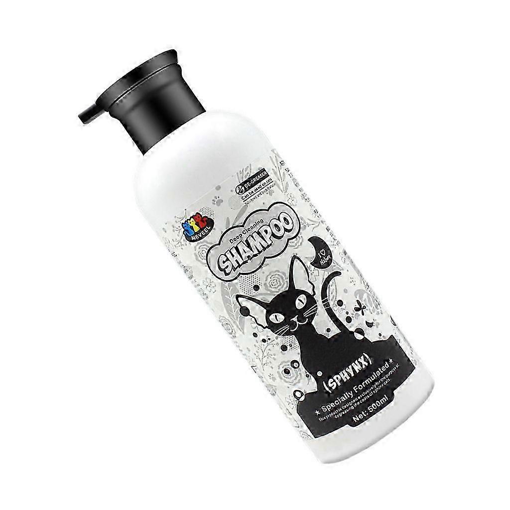 500ml Shampooing pour animaux de compagnie pour chats Sphinx Formule nettoyante douce pour chats