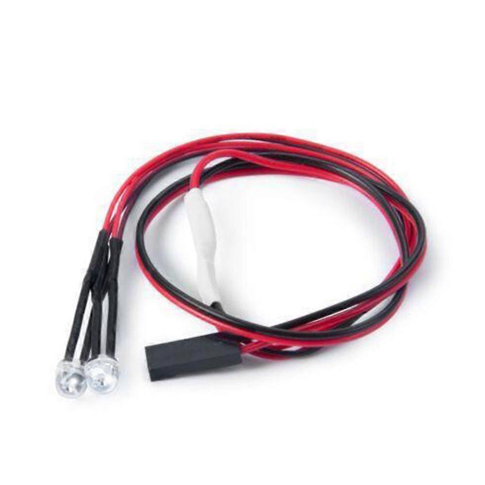 LED Lyssæt Lastbil Lys Forlygter Baglygte Til RC Crawler Bil 1/10 SCX10 Yo