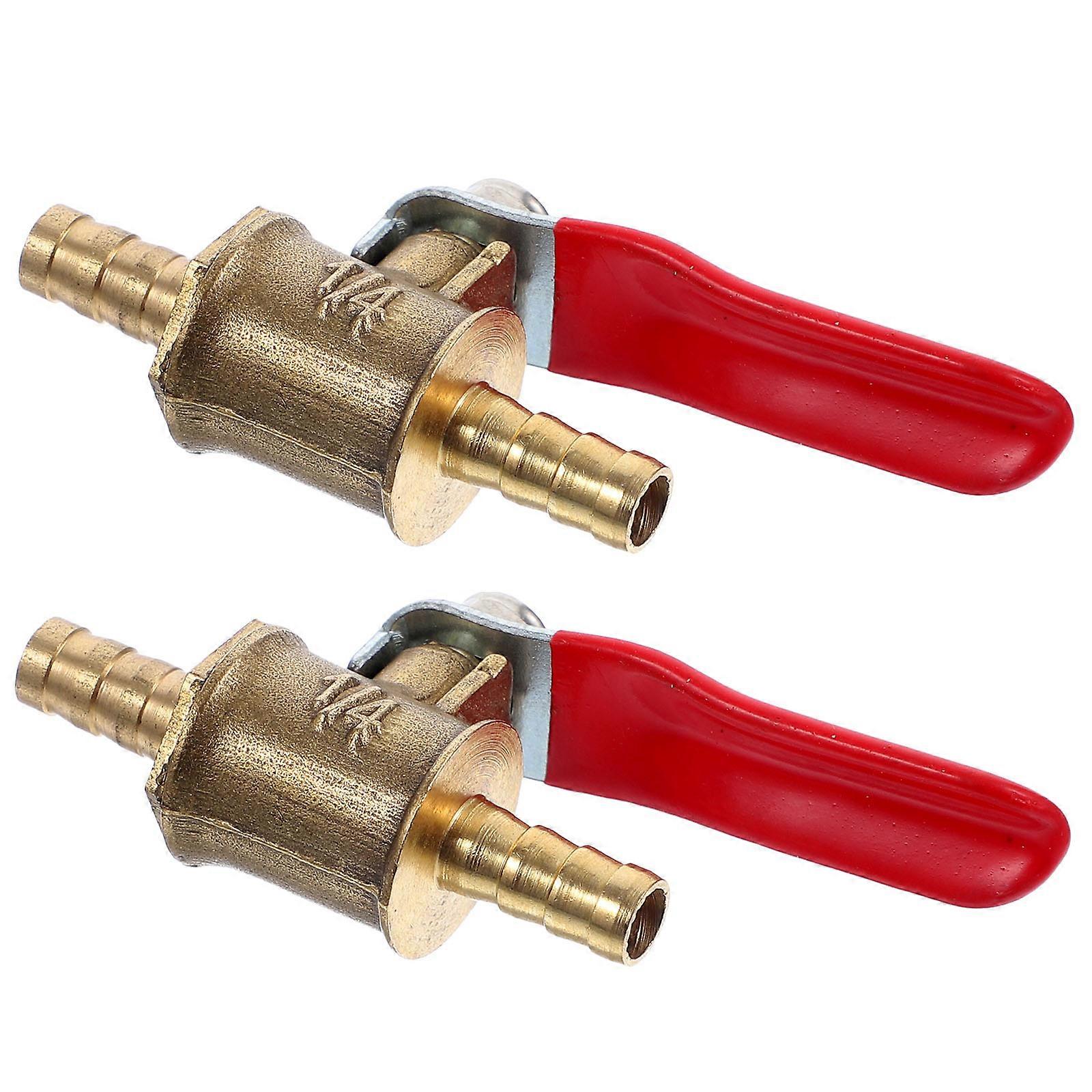 2pcs Ball Valve Shutoff Valves with Thread for Air Compressor, Water, Gas, and Fuel Systems – Ideal for Irrigation and Piping Applications