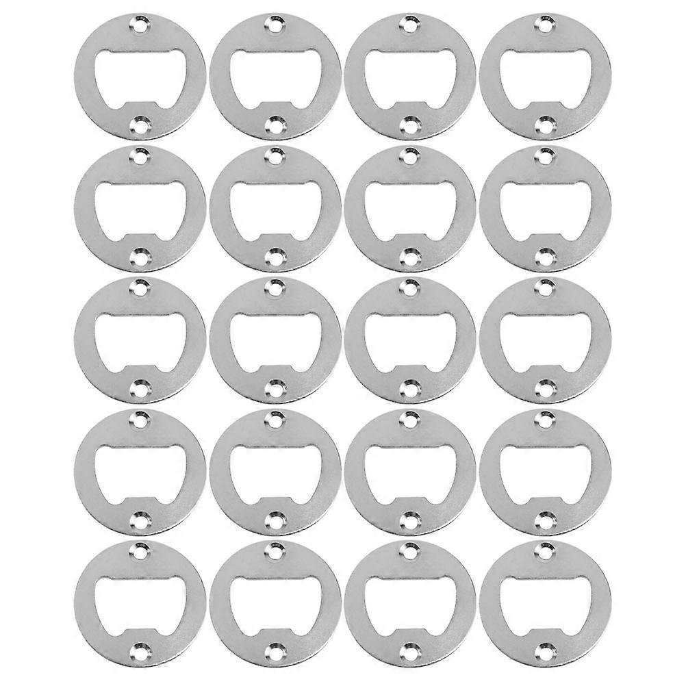 Bottle Opener Parts Diy Insert For Wood Practical Design For Travel Lovers And Daily Use 1.6×1.6×0.2in Opening Small 20Pcs