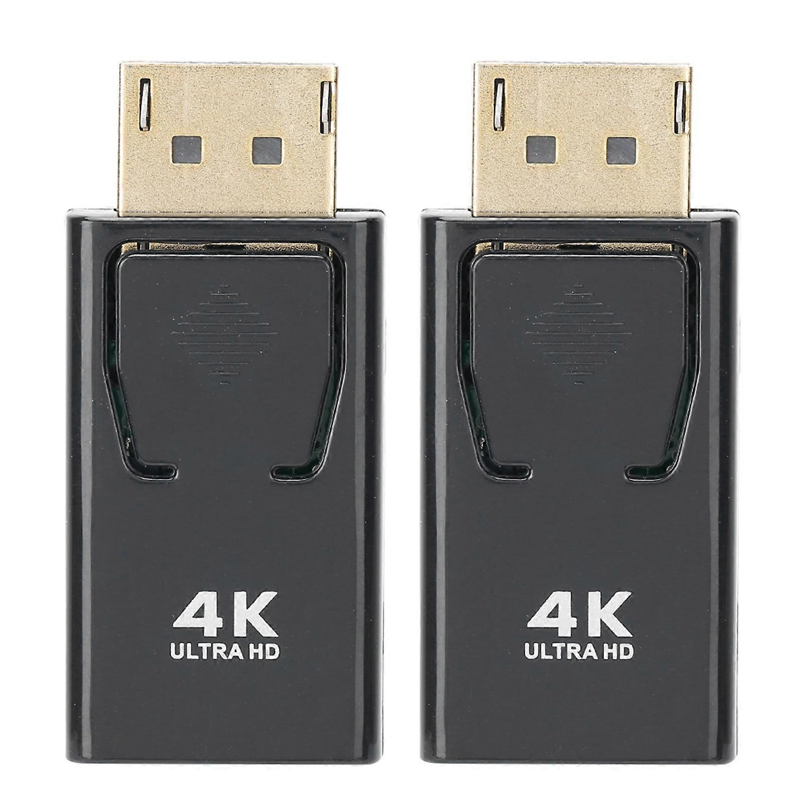2PCS 4Kx2K Displayport Male to HDMI Female Adapter Converter for HDTV PC Computer