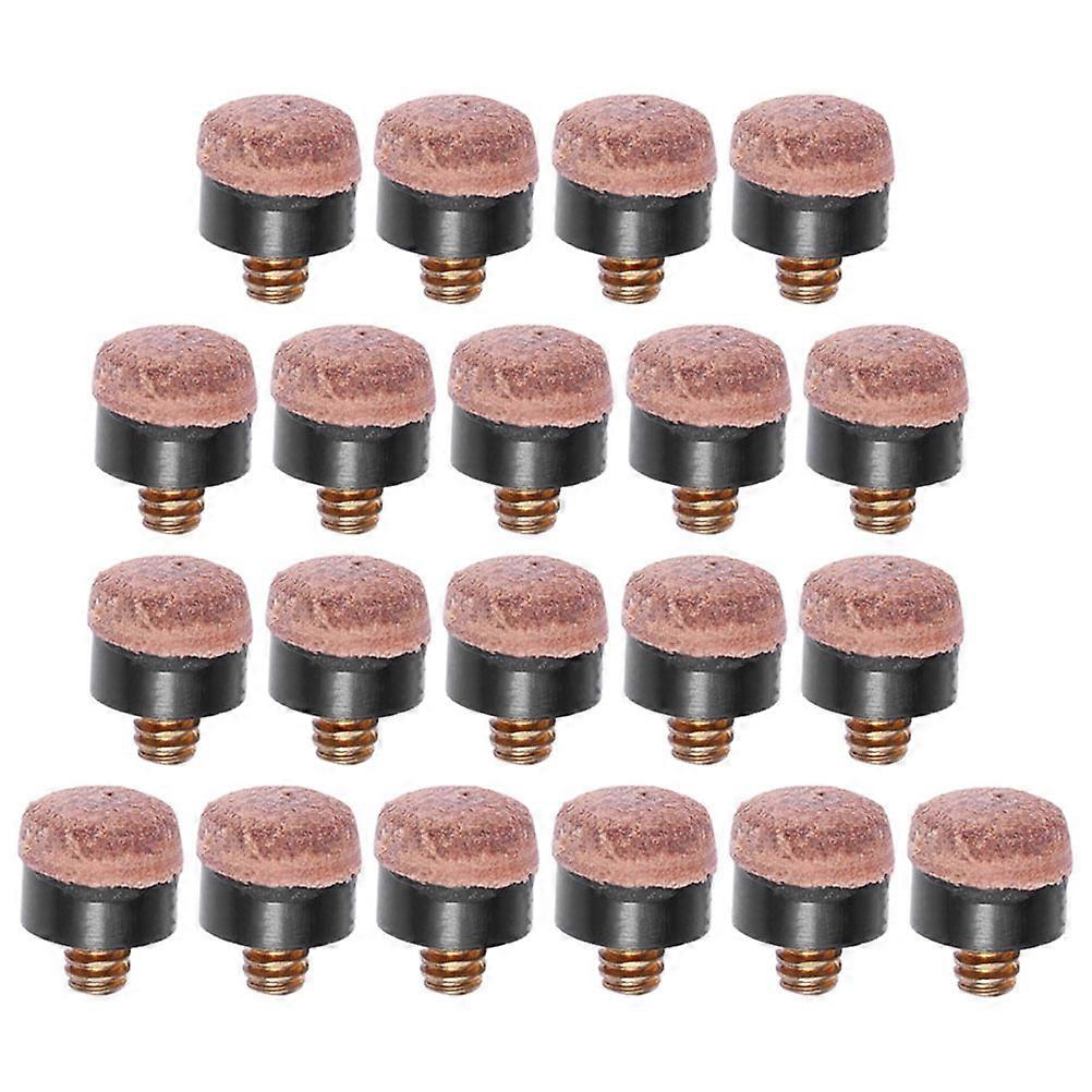 Pool Billiard Cues Tips Replacement Leather Control Ball Direction 40Pcs