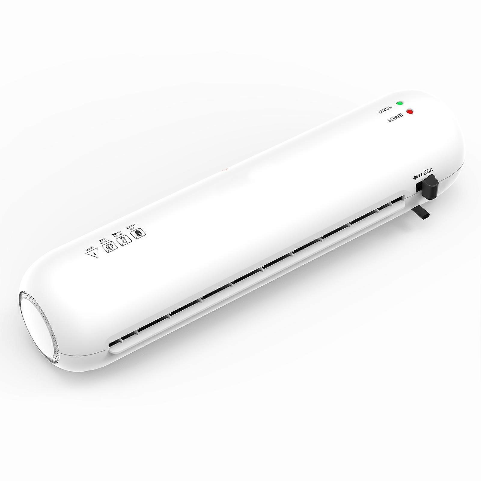 Desktop Laminator Machine Set A4 Size Hot and Cold Lamination 2 Roller System 9 inches Max Width with Paper Cutter Trimmer Rounder Hole Puncher Bindi