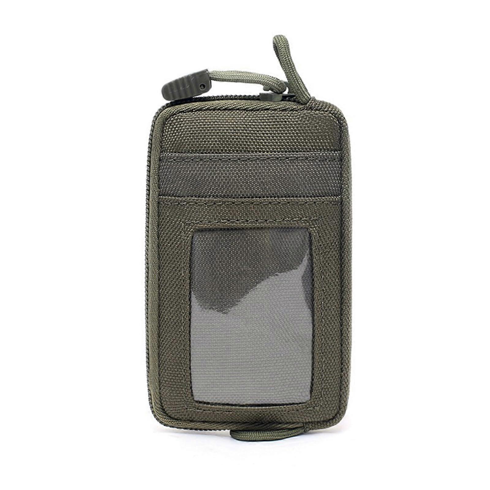 Military Waist Belt Toiletry Pouch with Coin Key Holder, Rectangular Phone Storage Bag, Durable Tactical Wallet