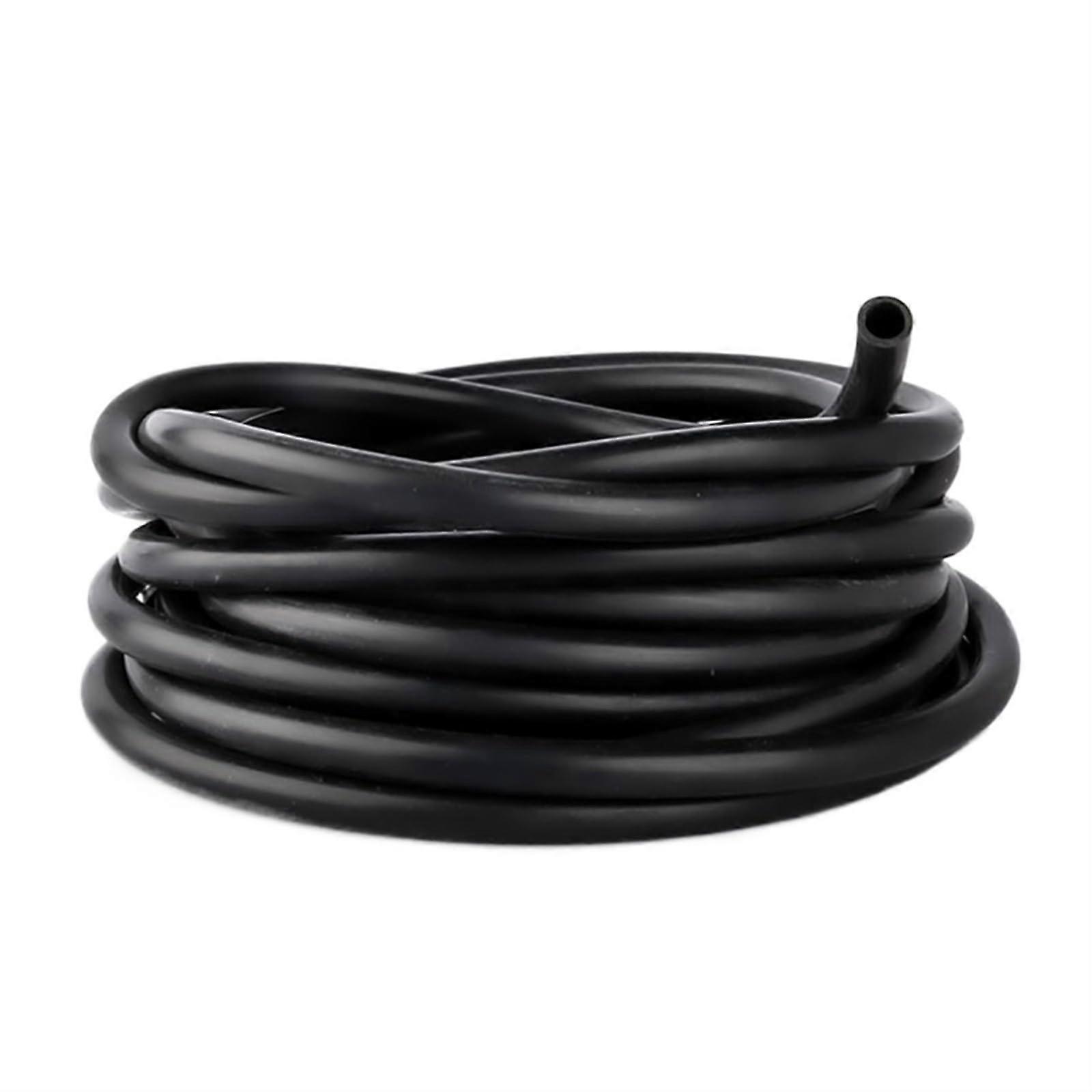 Drain Hose Silicone Rubber, 1 Meter Length, Temperature Resistant, Flexible, Black
