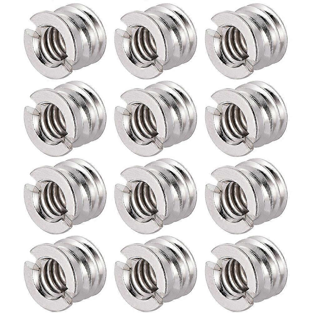 Microphone Stand Adapter Screw For Mic Stand Recording Professional Design Silver 0.7x0.9cm Thread Conversion 20Pcs