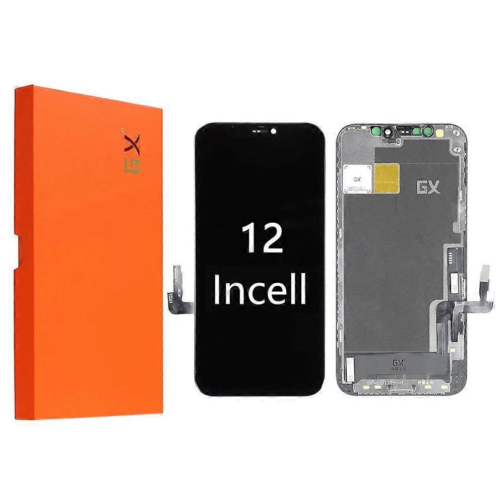 Compatible For iPhone 12 / 12 Pro Grade C LCD Screen and Digitizer Assembly Replacement Part (GX Incell Technology) (without Logo)