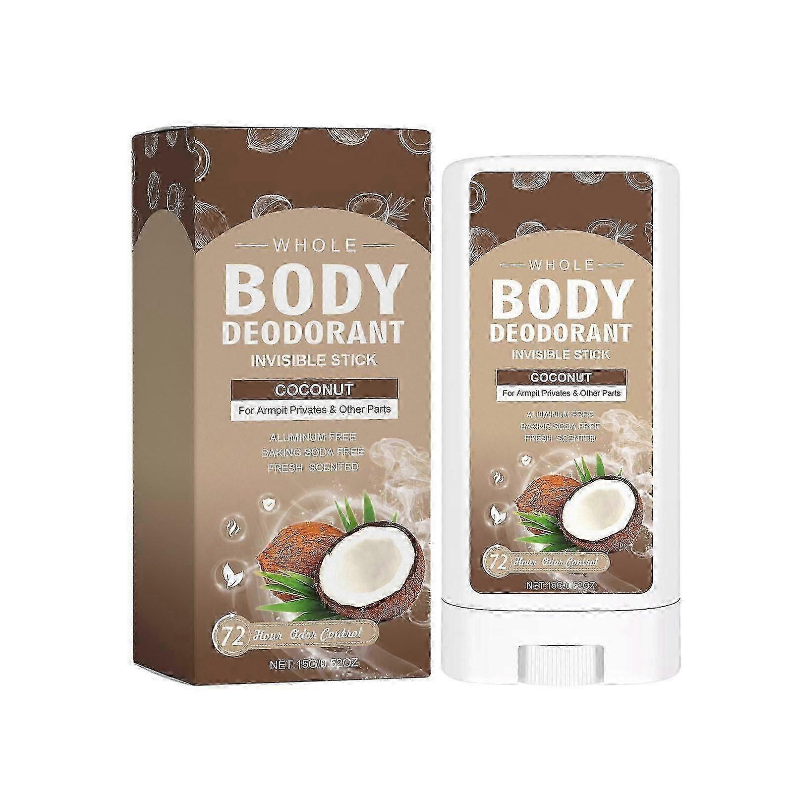 All-Natural Solid Deodorant for Full Body Freshness & Smooth Application