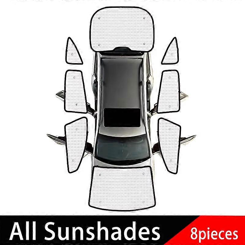 Kryt sluneční clony do auta pro Teslu Model Y Příslušenství 2020 2021 2022 2023 2024 Auto opalovací krém Okenní stíny Kryty slunečních clon Příslušenství do auta