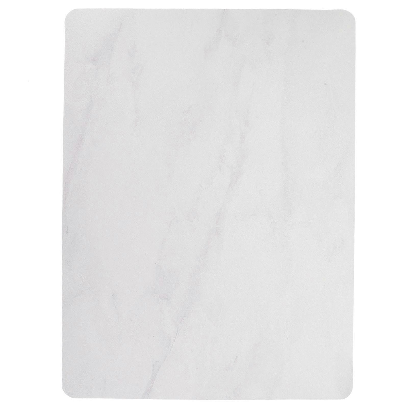 Dish Drying Mat for Kitchen Counter Made of PVC Grey Color with Good Water Absorption 1 Piece