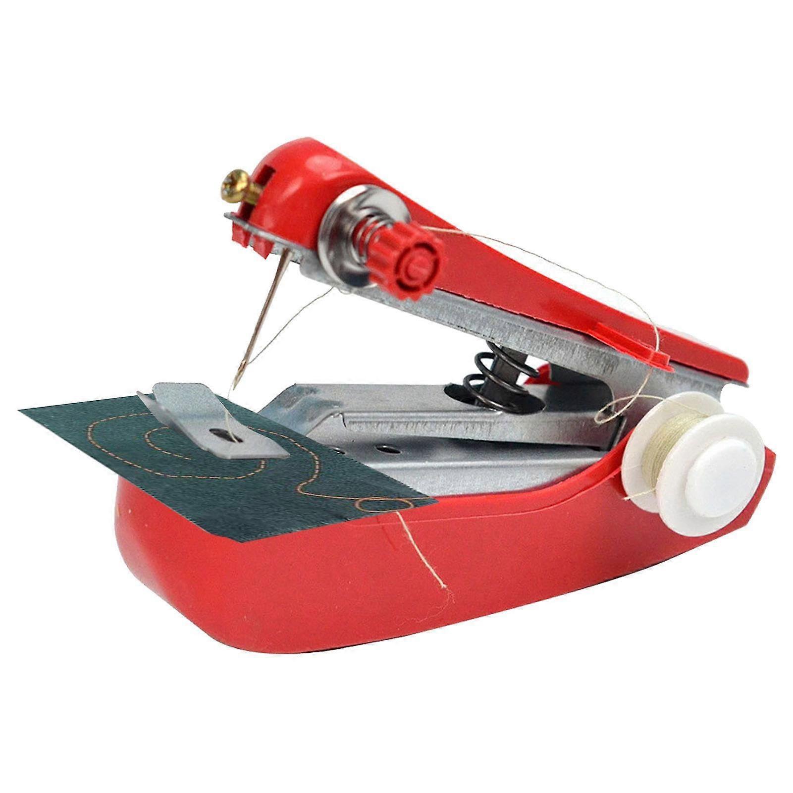 Handheld Sewing Machine, Foldable, Compact, Household, Portable, BeginnerFriendly  Red