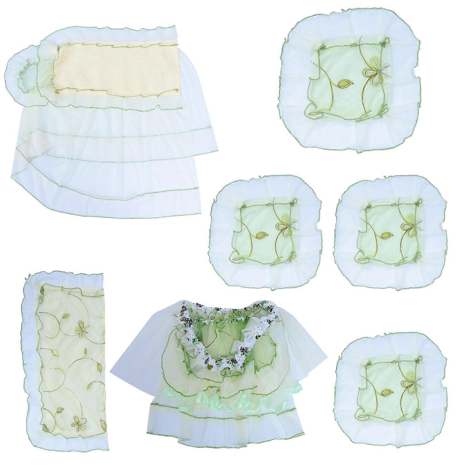 Here's a polished and professional product description for your **7pcs Butterflies Cover Set Decorative Dust Protector for Desktop Keyboard**: