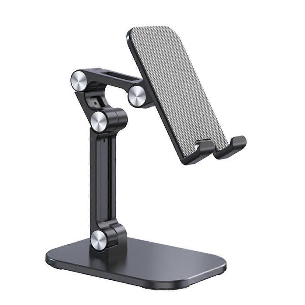 Foldable Mobile Phone and Tablet Holder with Slip Resistant Base – Compact Desk Stand for Home Office and Travel