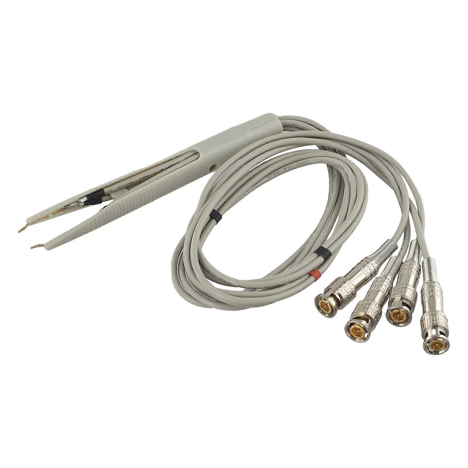 BNC Kelvin Clips for LCR digital bridge meters, standard connectors, 4 pieces