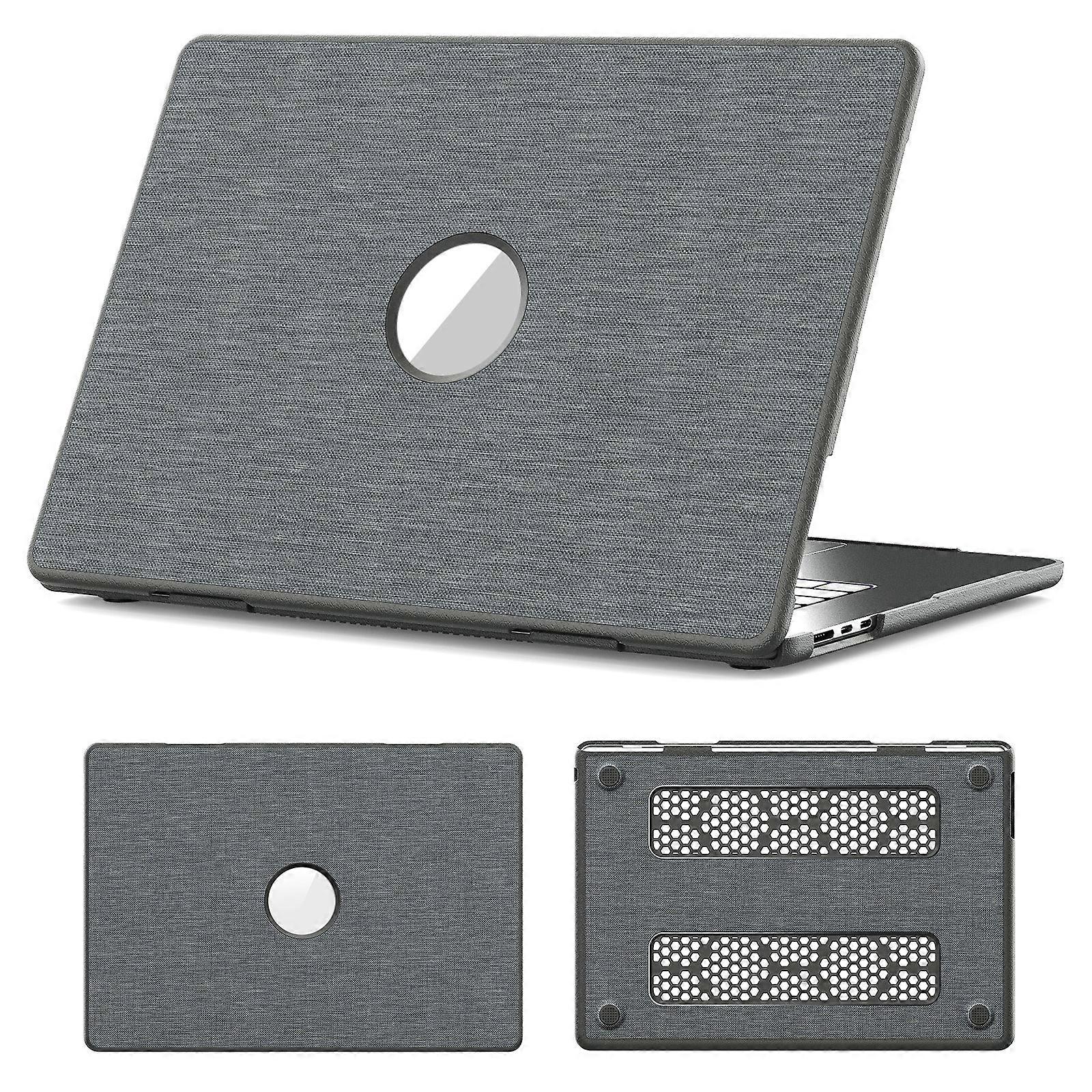 حافظة لاب توب لجهاز ماك بوك اير 15 بوصة (2025) / (2024) / (2023) / M2 A2941 / M3 A3114 / M4 A3241 غطاء واقي رمادي