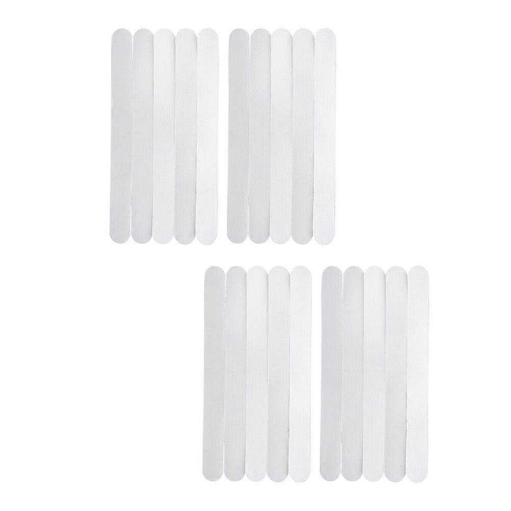 Slip Ladder Tape with Self Adhesive Non Slip Strips for Bathroom, Bathtub, Shower, and Kitchen Stairs – White Textured Design for Enhanced Friction
