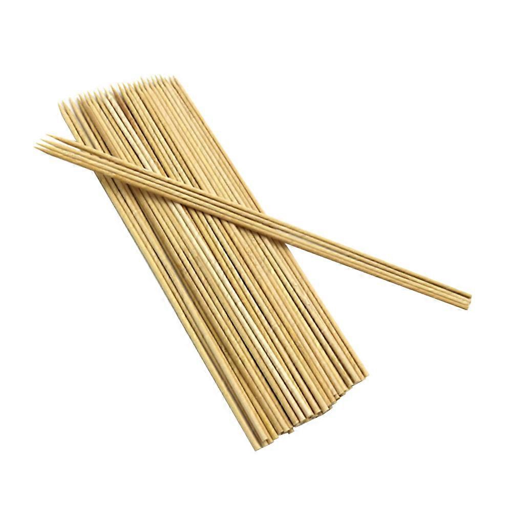 Bamboo Skewers for BBQ and Restaurant Use Safe Durable Beige 40cm