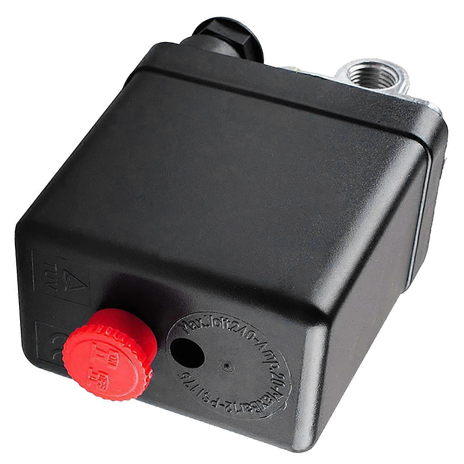 Air Pump Pressure Switch, 4 Way Adjustable Pressure Reduction Control Switch Valve, Pressure Switch Control, Compressor Pressure Control Valve