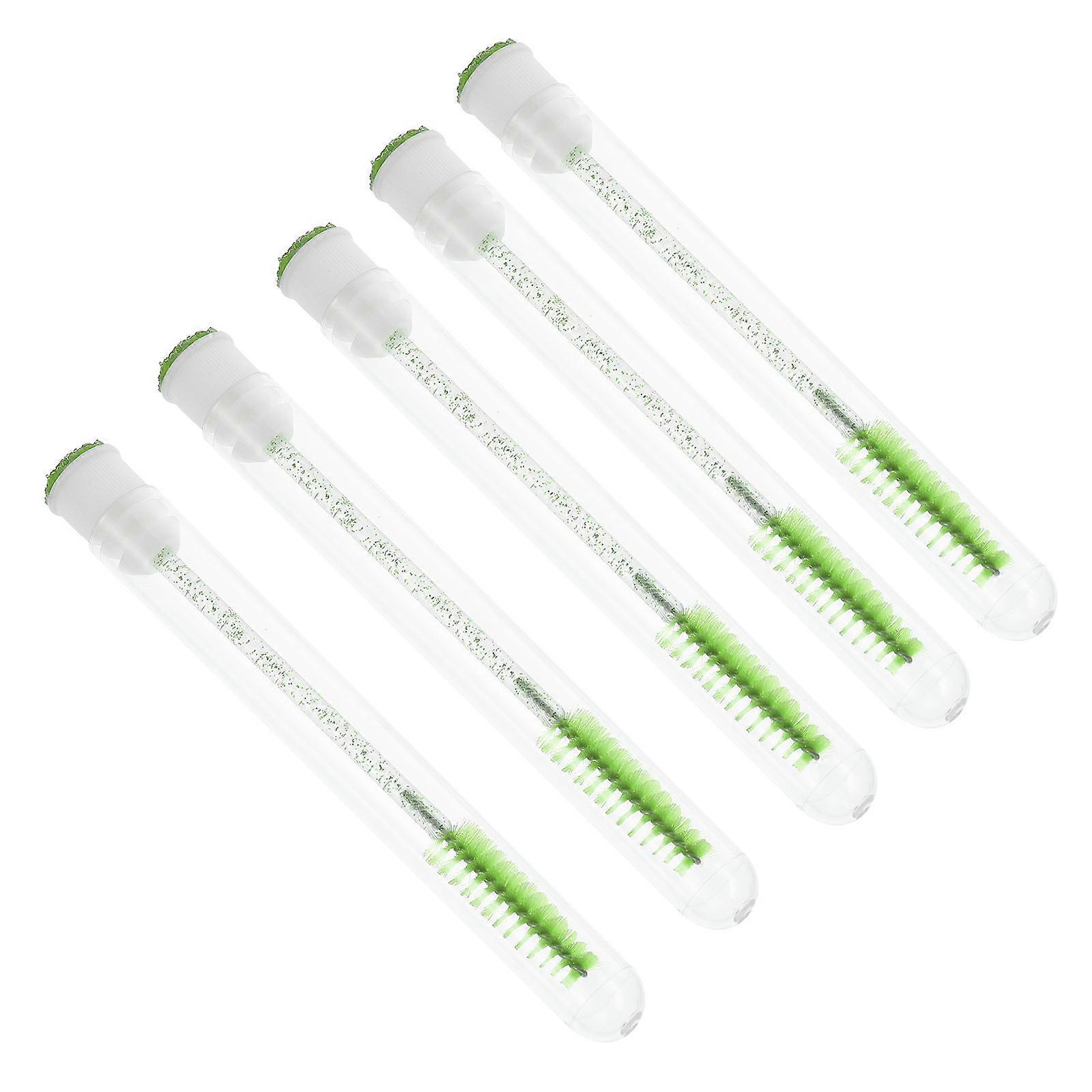 Eyelash Extension Tools 10Pcs Eyelash Brush For Personal Use Professional Design Green Easy Storage