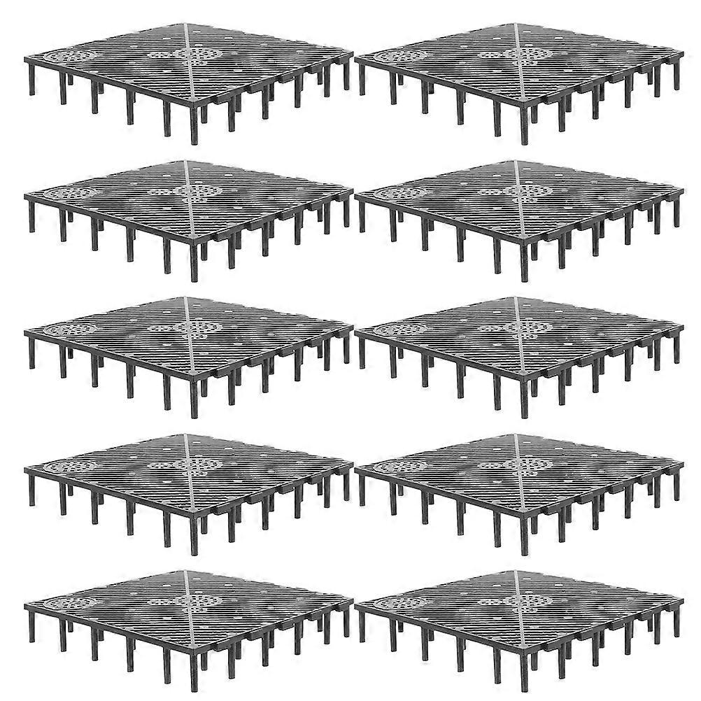 10pcs Aquarium Filter Bottom Divider Tray, Efficient Egg Crate Isolation Separator for Freshwater & Saltwater Tanks, Easy Installation & Maintenance