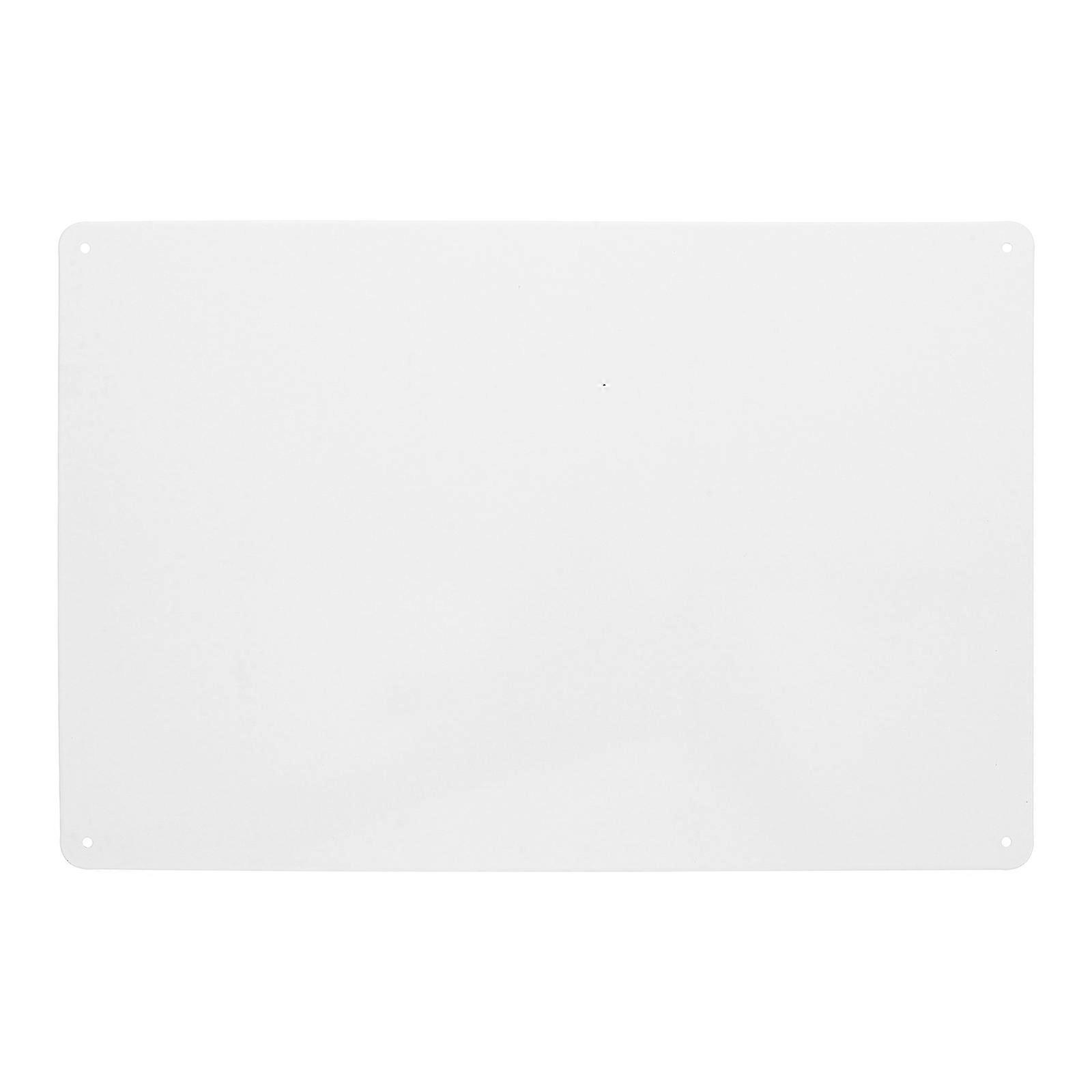 White Iron Photo Sign for DIY Craft Use 20x30cm
