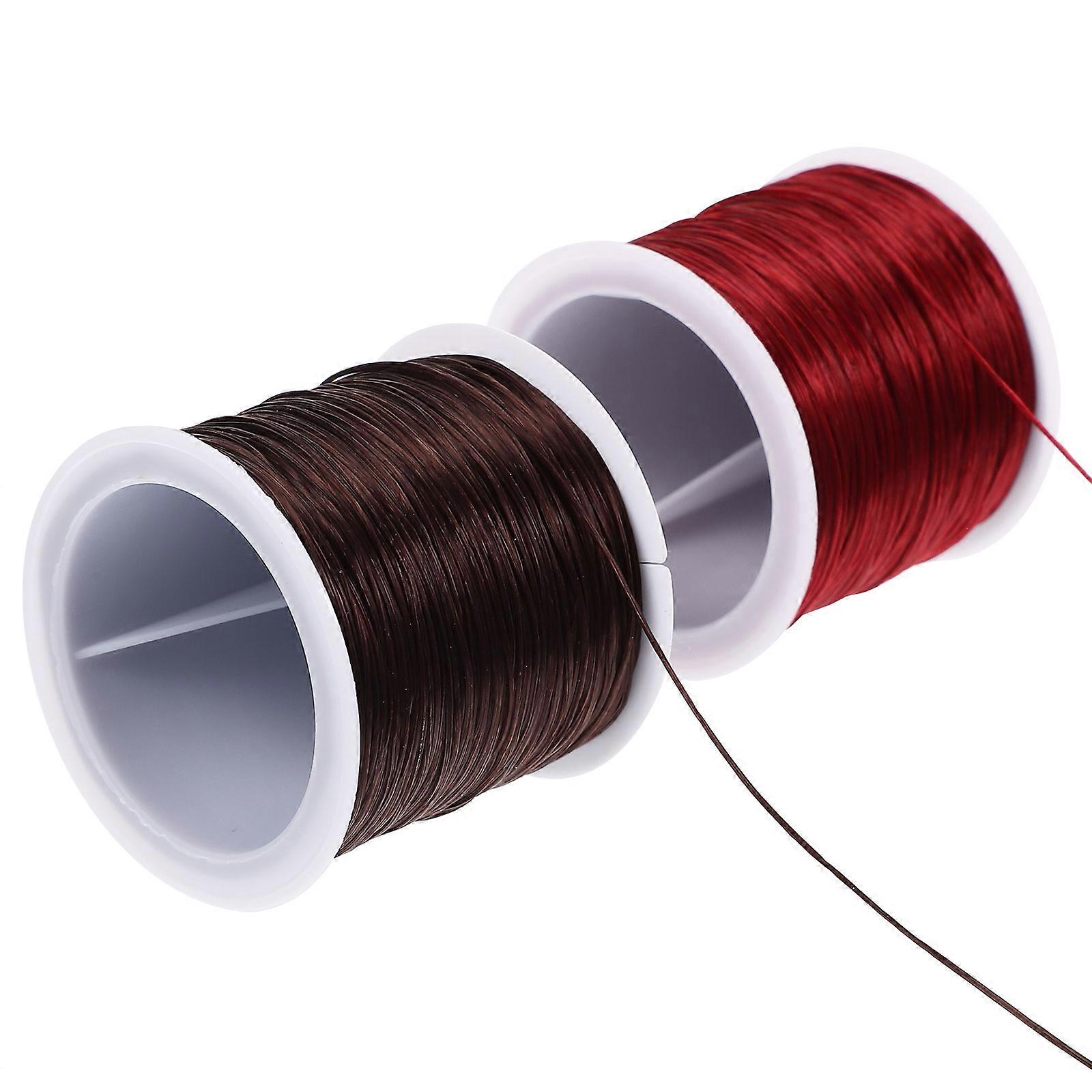 4 Rolls Elastic DIY Jewelry Making String Flat Bead Cord for Bracelets, Necklaces & Anklets Durable & Skin Friendly Craft Material