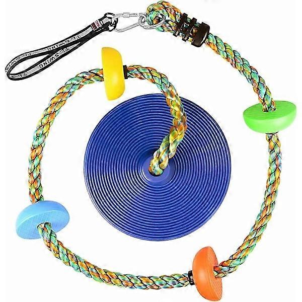 Climbing Rope Swing for Kids with Platform and Disc Seat (Climbing Rope Swing)