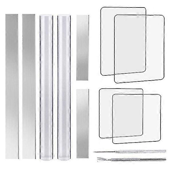 12-Pack Polymer Clay Cutting Tools Acrylic Needle Roller Kit