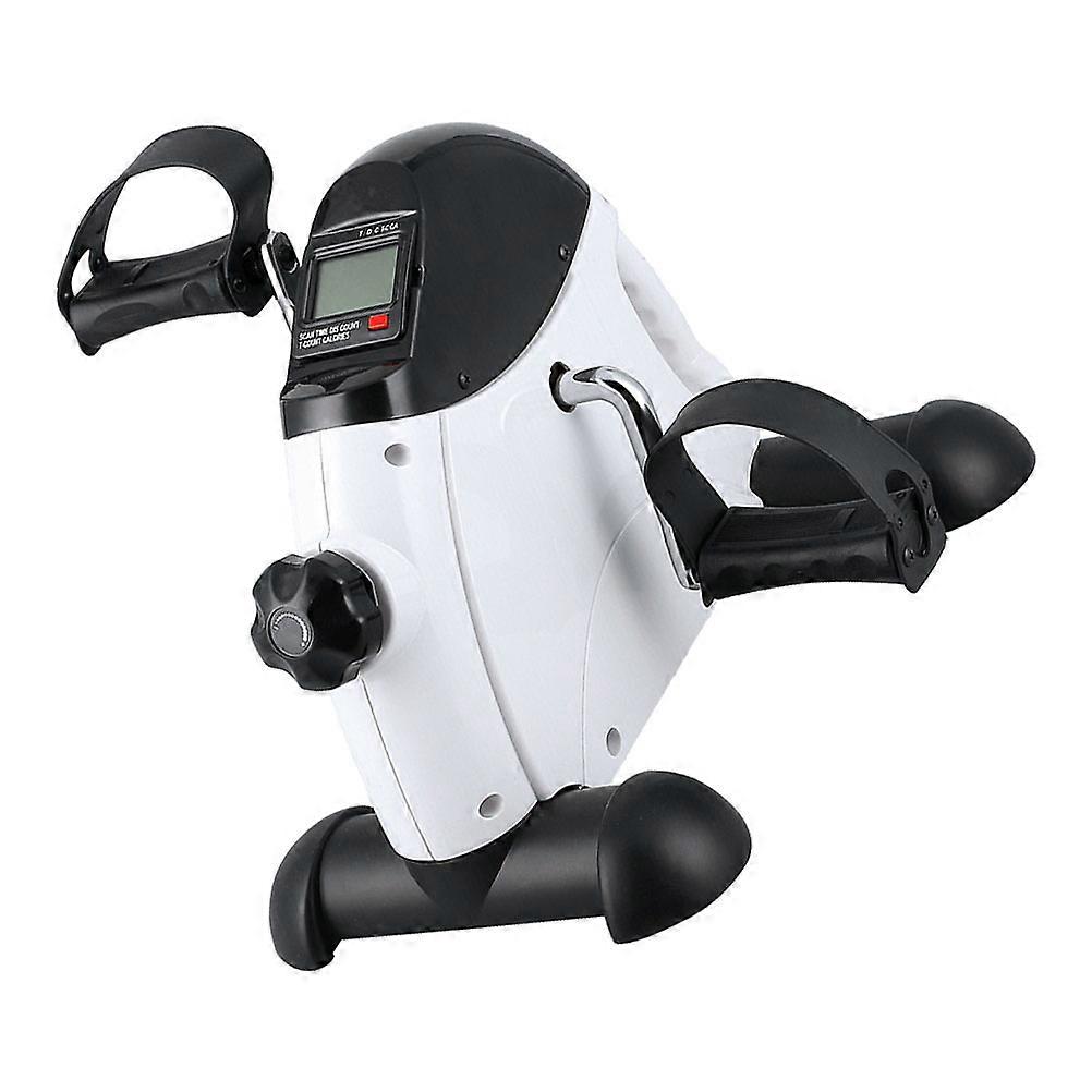 Portable Mini Pedal Exerciser For Rehabilitation Of Recovering Patients Featuring White Plastic Construction 1 Set