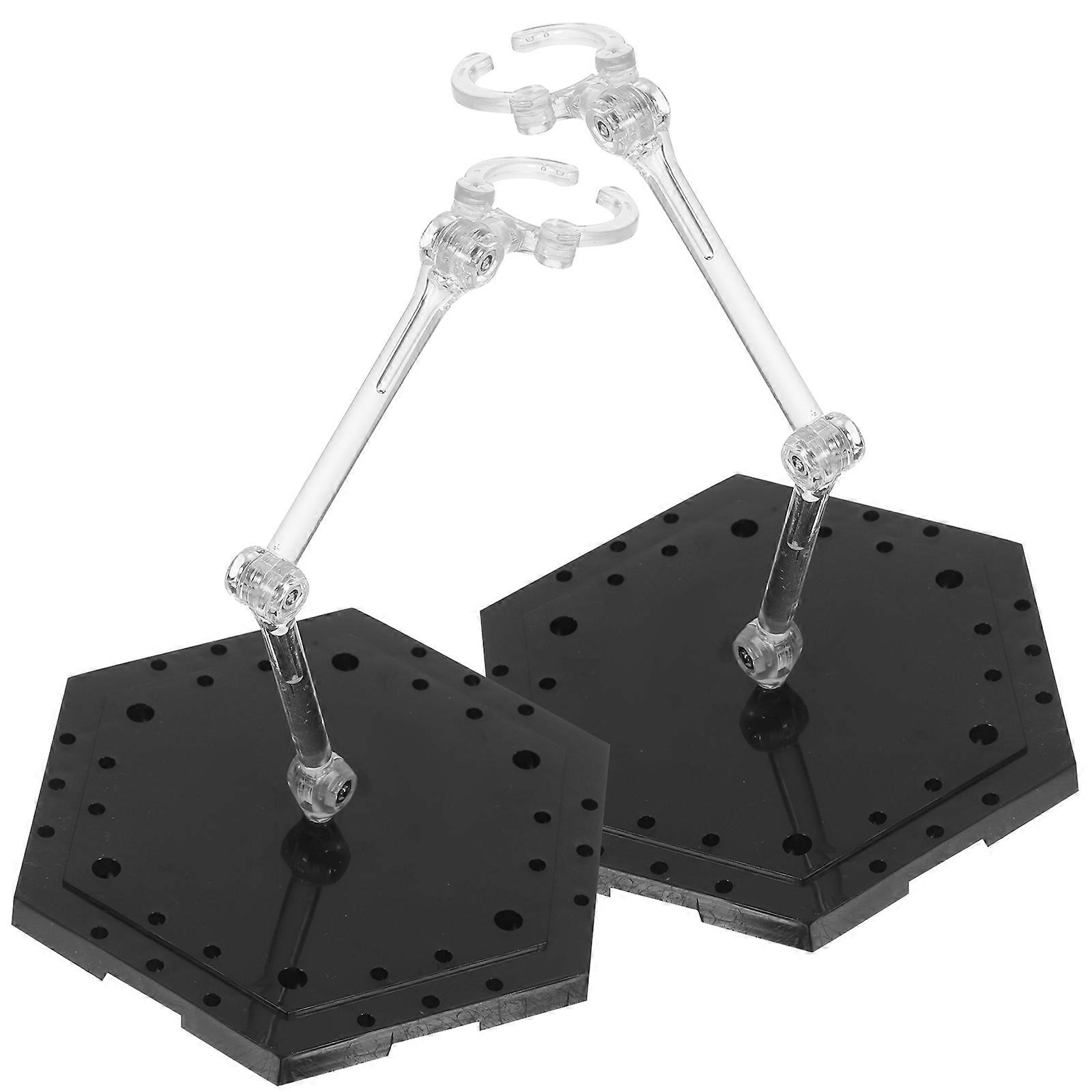 Adjustable Action Figure Display Stands Lightweight Support for Organizing Cartoon Models, Dolls & Figurines for Home, Retail & Craft Shows (2pcs)