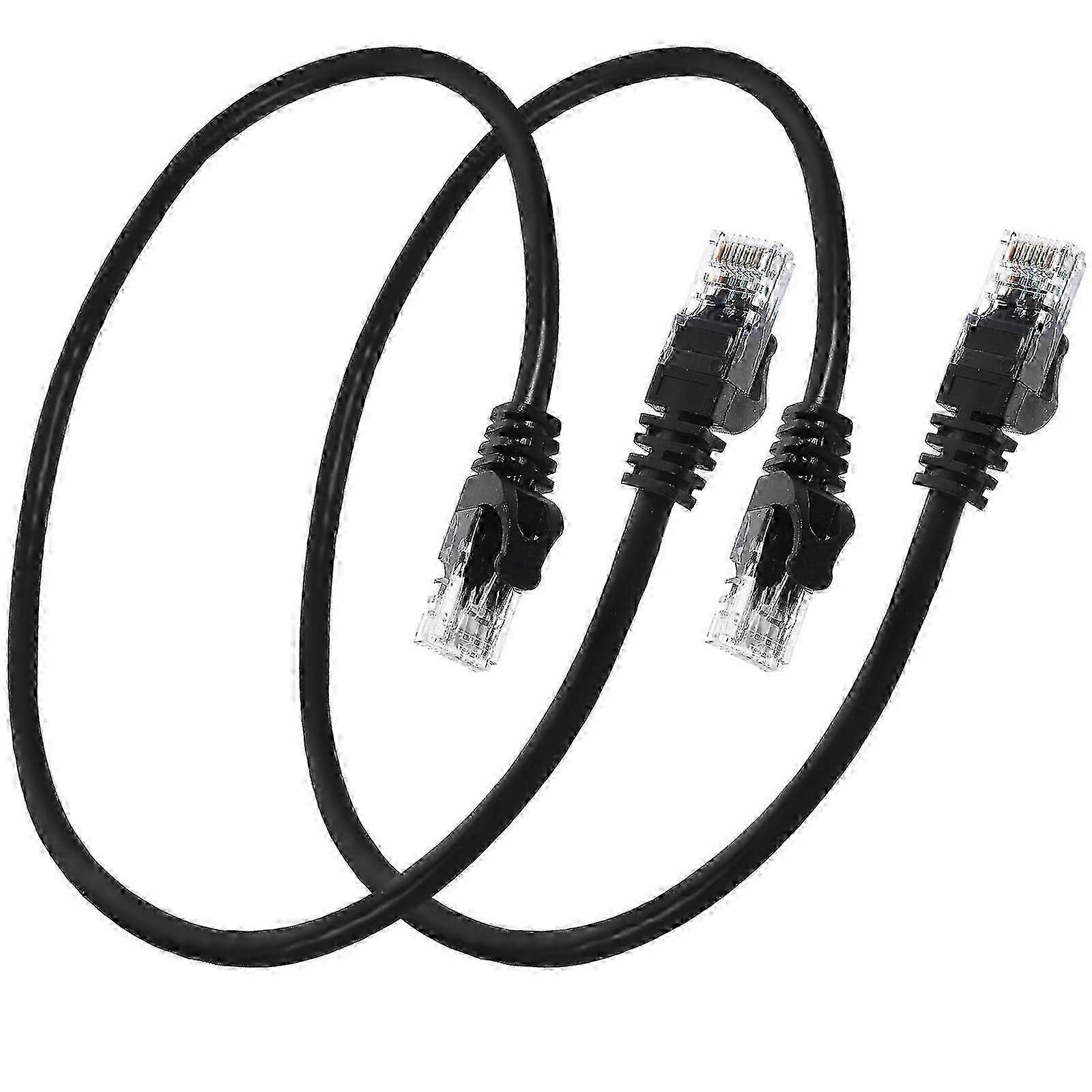 2Pcs Network Cable Cat6 Networking Cord Computer Network Cable Internet Cable Edition 0801