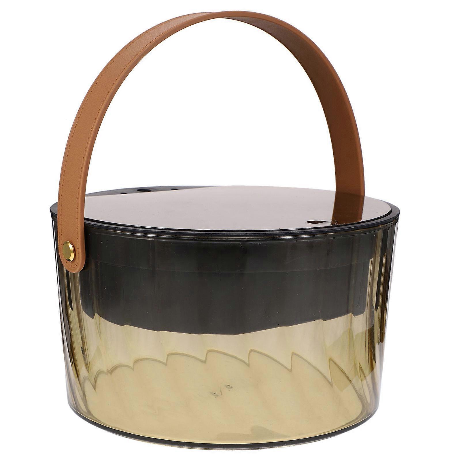 Household Waste Paper Basket In Rectangular Shape With Sealed Design Suitable For Bathroom And Bedroom 1Set