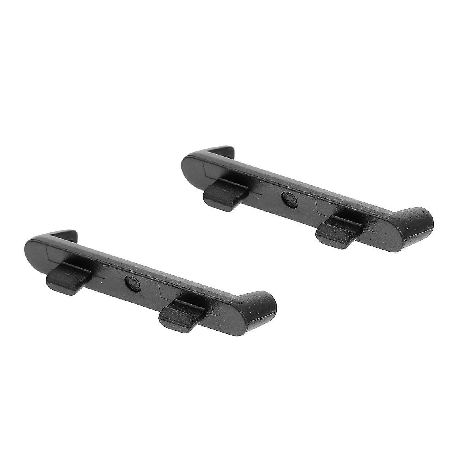 Practical Watch Band Connector with Premium Stainless Steel Material Black Color 2Pcs Easy to