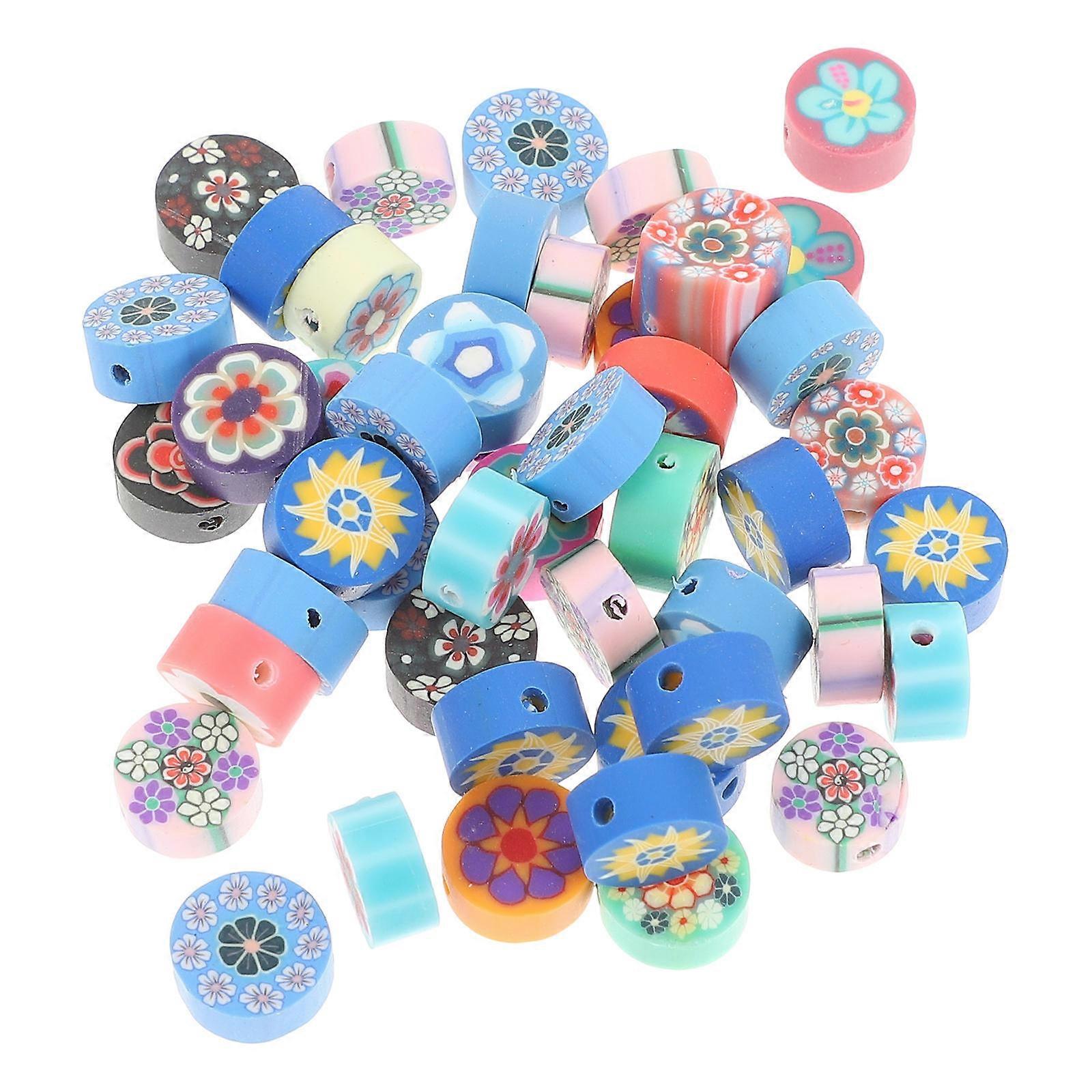 Polymer Clay Slices For Jewelry Making 150Pack Assorted Color Pre-Punched Craft Supplies For Artists And DIY Makers