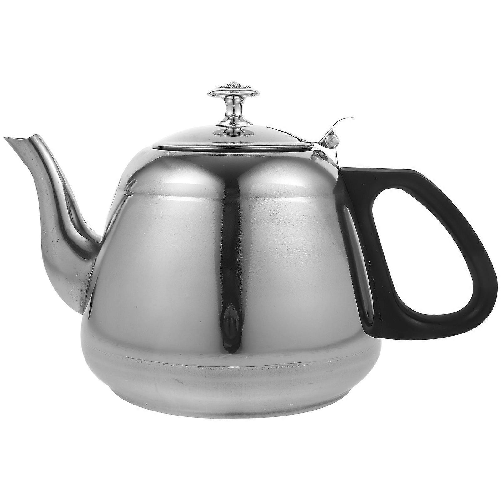 Stainless Steel Boiling Kettle with Heat Resistant Handle, Lightweight & Easy to Clean, Compatible with Induction Cookers, Portable Tea Kettle for